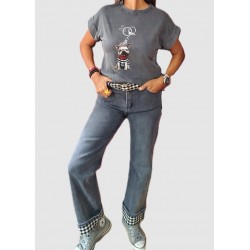 vaquero con cinturón