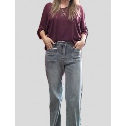 Vaquero ancho bolsillos